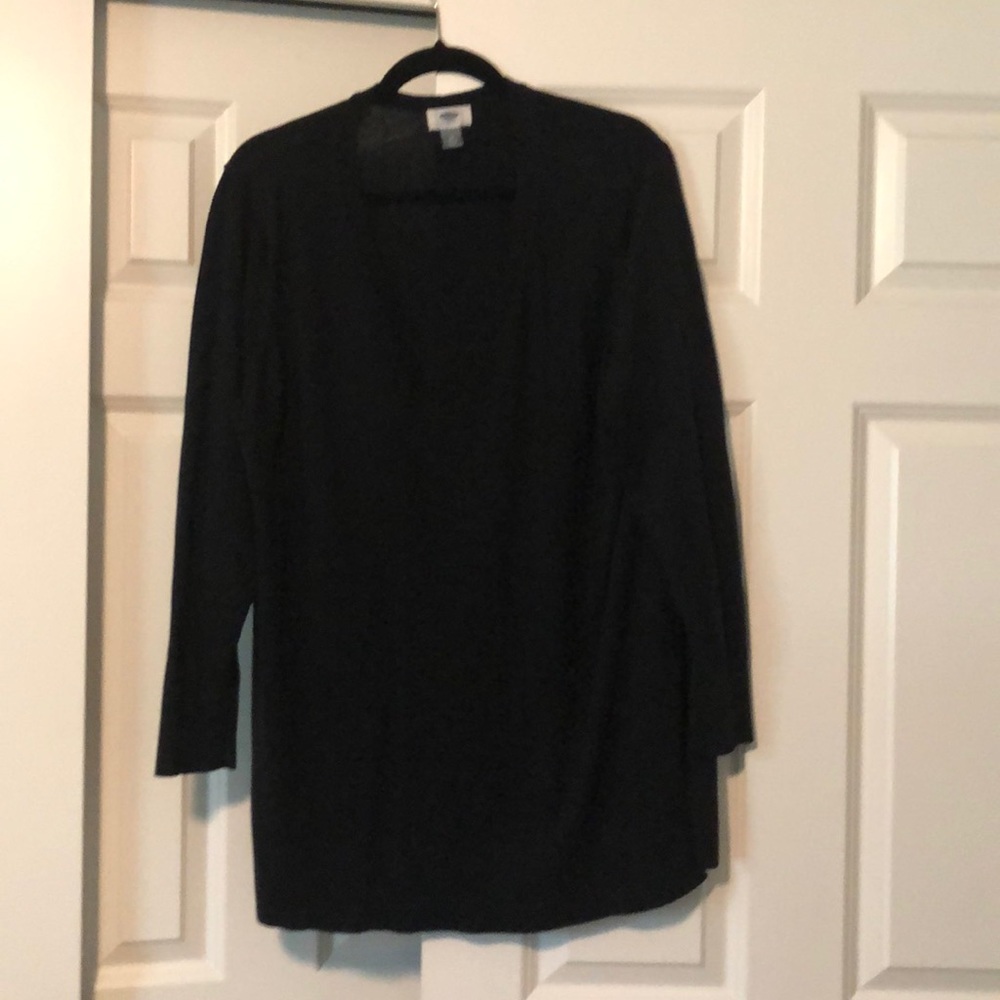Black tunic sweater- old navy